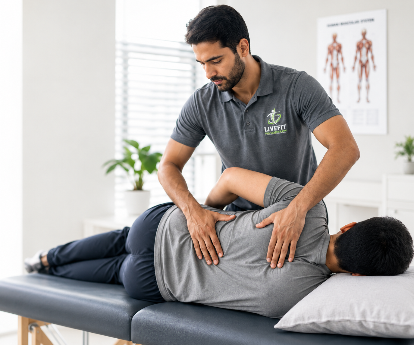 Physiotherapy assessment at LiveFit